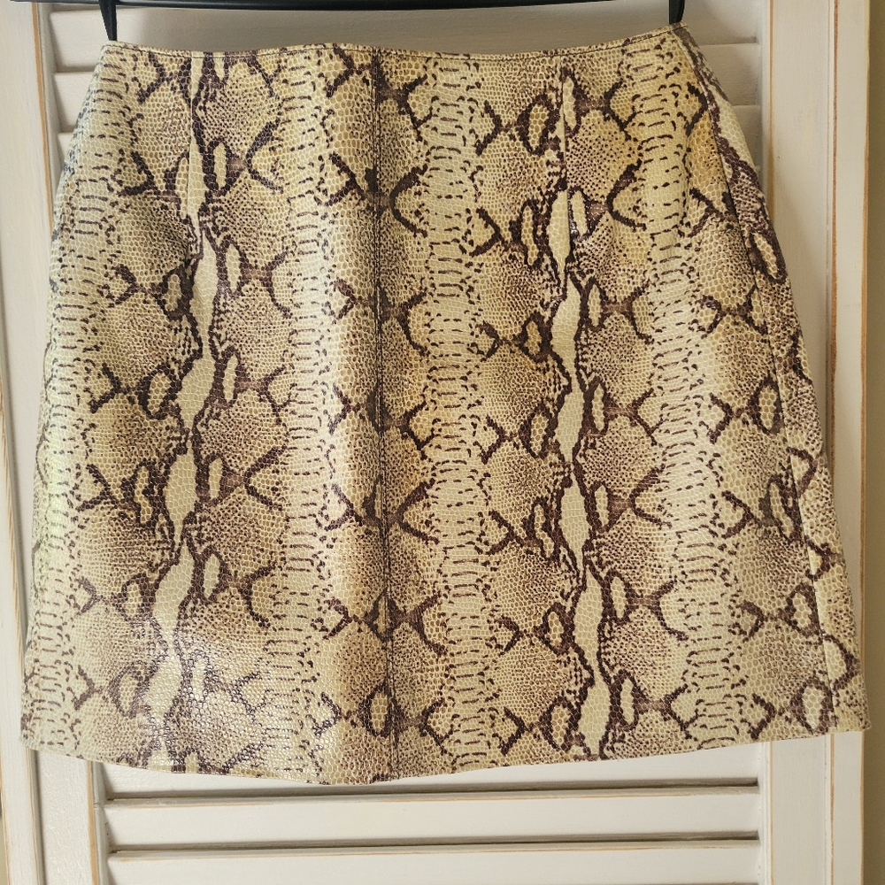 Hugo Buscati Python Pattern Skirt